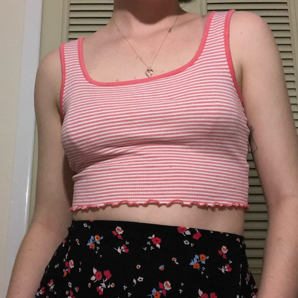 Light Pink Crop Top